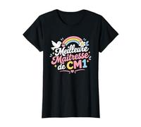 Merci Fin d'Année école départ Meilleure Maîtresse CM1 T-Shirt