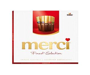 merci Finest Selection Grande variété (1 x 250 g) / Spécialités chocolatées