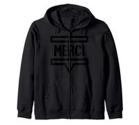 Merci Français Thank You Sweat à Capuche