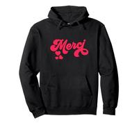 Merci French Paris Citation Français Donne Français Cadeau Sweat à Capuche