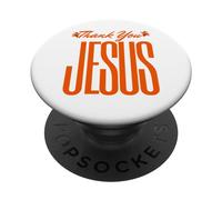 Merci, Jésus, chrétiens, Dieu Aime, Foi, Hommes, Femmes, Filles, garçons PopSockets PopGrip Adhésif