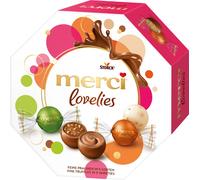 Merci Lovelies Classic chocolats emballés individuellement assortis 5 fois 185g