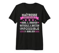Merci Maitresse Formidable-Cadeau Maîtresse d'école-Vacances T-Shirt Haut de Gamme