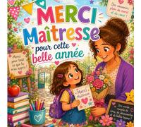 Merci Maitresse pour cette belle année: Livre souvenir à compléter pour dire merci maîtresse : cadeau de fin d’année scolaire avec dessins, messages et souvenirs pour enfants de 4 à 9 ans
