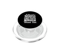 Merci Maman et Papa Que Je ne suis Pas Un Wessi PopSockets PopGrip pour MagSafe