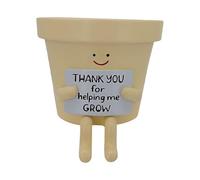 Merci Pot De Fleurs - Pots Pour Plantes, Merci Pour M'avoir Aidé Faire Grandir La Jardinière | Petits Pots De Fleurs De Cactus Pour Jardinière De Gratitude Pour Les Employés De Table À Manger