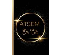Merci Pour cette Année, ATSEM En OR: Carnet de Notes avec Message Personnalisé à offrir pour ATSEM | Idée cadeau de fin d'année, Anniversaire, ... | Carnet de Notes ligné 102 Pages