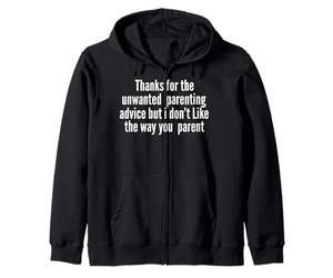 Merci pour Les Conseils parentaux indésirables - Funny Parents Sweat à Capuche