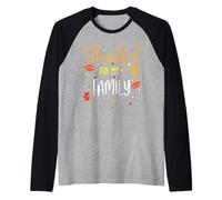 Merci pour ma Famille Manche Raglan