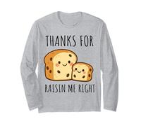 Merci pour Raisin Me Right Cute Mom Pun Design Manche Longue