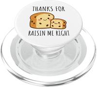 Merci pour Raisin Me Right Cute Mom Pun Design PopSockets PopGrip pour MagSafe