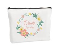 Merci pour tout cadeau - Trousse de toilette de remerciement - Petit cadeau pour enseignante, éducatrice, maman, femme, cadeau d'anniversaire, cadeau de fête des mères, cadeau d'adieu