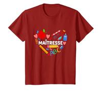 Merci pour tout maitresse fin d'année école maternelle coeur T-Shirt