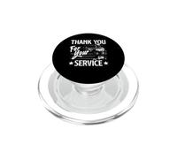 Merci pour Votre Service Journée Patriotique des Anciens Combattants PopSockets PopGrip pour MagSafe