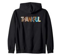 Merci, Reconnaissant, bienheureux Thanksgiving Sweat à Capuche