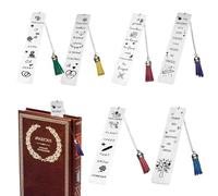 Merci signets, signes de livre pour lire les femmes | Marqueurs de page - Accessoires pour livres métalliques Design délicat avec des mots significatifs pour les enseignants