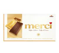 merci - Tafelschokolade Barre Chocolat café-crème 100g