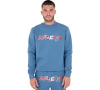 Mercier - "Anonymous" Sweatshirt col rond pour homme GT747 (L) (Bleu)