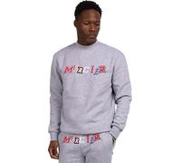 Mercier - "Anonymous" Sweatshirt col rond pour homme GT747 (L) (Gris chiné)