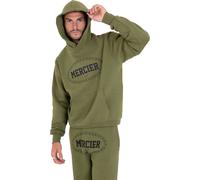 Mercier - "Maison" sweat à capuche pour homme GT1480 (M) (Vert kaki)