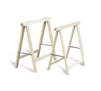 Cycles Mercier Tréteau pliant 4181 bois hêtre 800 x 800 mm Noir G