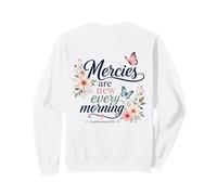 Mercies are New Every Morning Lamentations Inspirational Sweatshirt