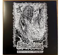 MERCILESS - BEHIND THE REALMS OF THE DARK 2ND PRESS GALAXY BONE BLACK - K72z