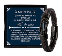 Merclix Bracelet Papy Idee Cadeau Papy Anniversaire Cadeau Grand Pere Original Cadeau Papi Noel Cadeau Fete Des Grands Peres