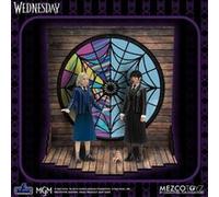 Mezco Toyz - Ensemble de 2 figurines Wednesday & Enid (Wednesday 5 POINTS)