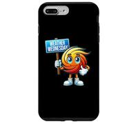 Mercredi Météo, Mascotte de Météorologie, Amoureux des ouragans Coque pour iPhone 7 Plus/8 Plus