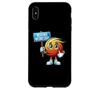 Mercredi Météo, Mascotte de Météorologie, Amoureux des ouragans Coque pour iPhone XS Max