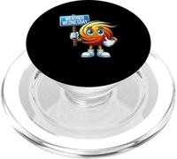 Mercredi Météo, Mascotte de Météorologie, Amoureux des ouragans PopSockets PopGrip pour MagSafe
