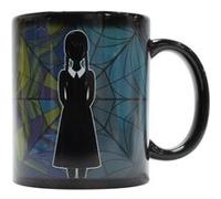 Blue Sky Designs – Tasse à café Mercredi 330 ml changeant de couleur, motif vitrail Ophelia Hall