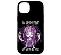 Mercredi on Wednesday we Wear Black Gothic Halloween Night Coque pour iPhone 14 Plus