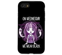 Mercredi on Wednesday we Wear Black Gothic Halloween Night Coque pour iPhone SE (2020) / 7/8
