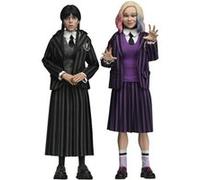 Mercredi - Pack de 2 figurines Mercredi Addams (Nevermore Uniform) et Enid 20 cm