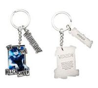 Konix Mercredi Porte-clés - Métal - Motif Be the Black Sheep - Bleu et noir