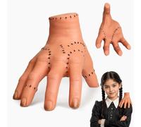 Mercredi Thing Hand, Mercredi Famille Hand, Mercredi Accessoires pour Cosplay Décorations, Main Effrayante en Latex pour Décoration Halloween, Mercredi Cosplay Hand, Accessoire Photo pour Cosplay