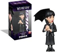 Mercredi Wednesday Addams Avec Parapluie Figurine 12Cm Originale Minix Tv 167