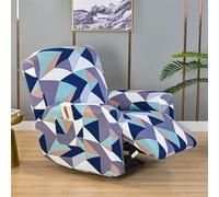 MeRcri Housse de Fauteuil Relax Electrique 1 Place Housse de Fauteuil Relax Inclinable Extensible 4 Pièce Imprimé Antidérapant Couvre pour Fauteuil Relax Inclinable (Color : #109)
