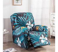 MeRcri Housse de Fauteuil Relax Electrique 1 Place Housse de Fauteuil Relax Inclinable Extensible 4 Pièce Imprimé Antidérapant Couvre pour Fauteuil Relax Inclinable (Color : #10)