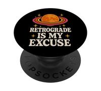 Mercure Retrograde Survivor Drôle Astrologie Meme Zodiac PopSockets PopGrip Adhésif