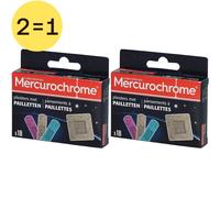 Mercurochorme® Pansements à paillettes Set(S) 2x18 pc(s)