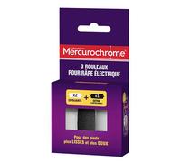 Mercurochrome 3 rouleaux pour râpe électrique, 3 unités