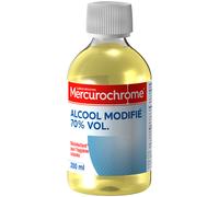 Mercurochrome Alcool à 70° modifié - Parfum camphre - Flacon de 200 ml