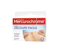Mercurochrome - Bande Découpe Facile - Apporte Protection et Maintien - Pansements - Adaptable et Micro-Aéré pour une Utilisation Simple et Efficace - 1 Bande