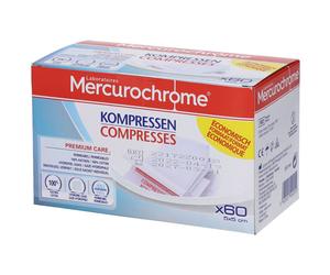Mercurochrome® Compresses Stériles Format Éco 5 cm x 60 pc(s)