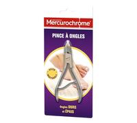 MERCUROCHROME - Coupe-Ongles Précis en Acier Inoxydable, Finition Soignée pour une Manucure Parfaite, 1 pièce - Lot De 1