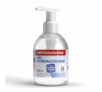 MERCUROCHROME Gel Hydroalcoolique Main - Efficace Bactéries/Virus - 250 ml | Marque N°1 des Premiers Soins, AntiBactérien, Désinfectant, Sans rinçage, Ne Colle pas, Séchage Rapide, Fabriqué en France
