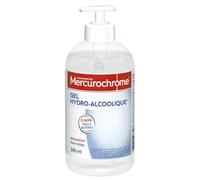 MERCUROCHROME Gel Hydroalcoolique MAXI - Efficace Bactéries/Virus - 500 ml